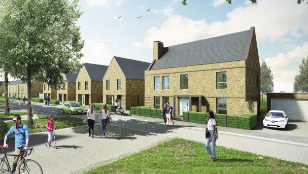 New Housing Development, Moreton in Marsh, Gloucestershire